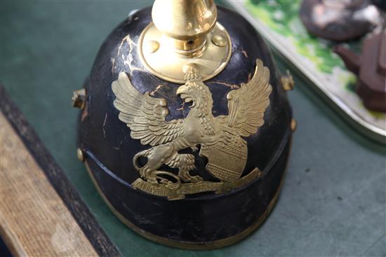 A WWI Pickelhaube, 10in.